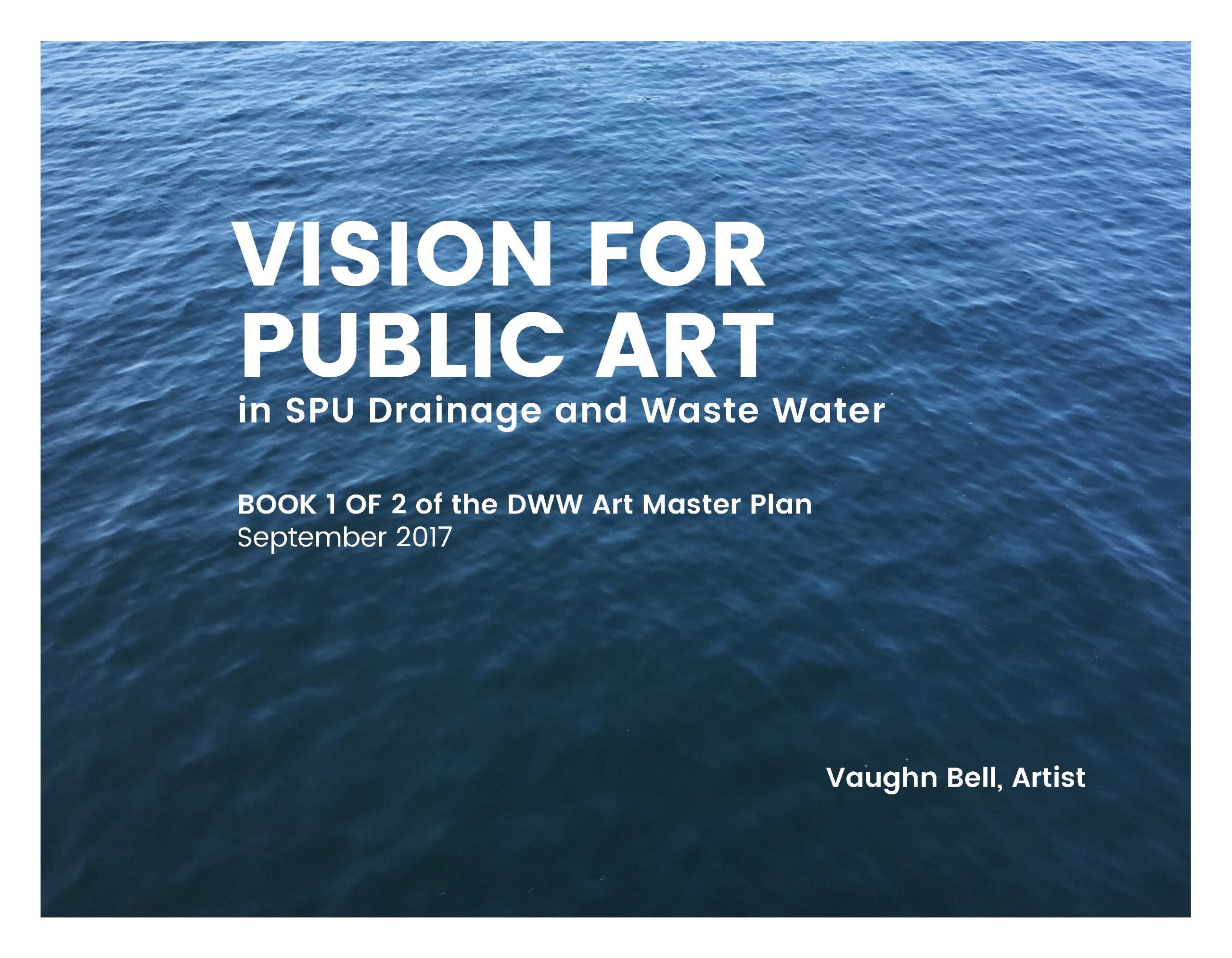 Cover for part 1 of the Art Master plan